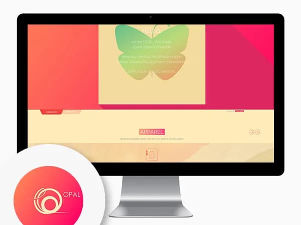 OPAL — UI / UX Design, Entwicklung, E-Commerce, Branding, Mode, Responsive · by Level UI