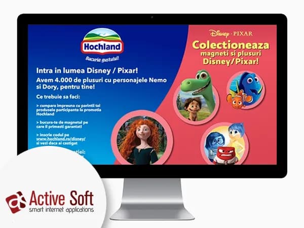 JS-Spiel — Disney / Pixar — Entwicklung, Spiel, JavaScript, Kampagne, Responsive · by Level UI