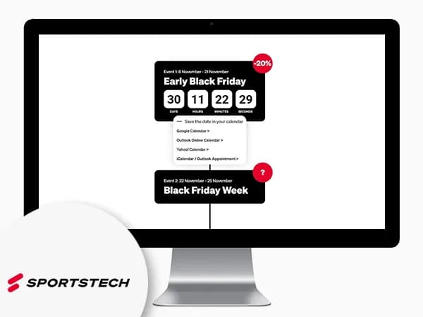 Automatisierte Black-Friday-Landingpage — UI / UX Design, Entwicklung, E-Commerce, Landing Page, Automatisierung, JavaScript · by Level UI