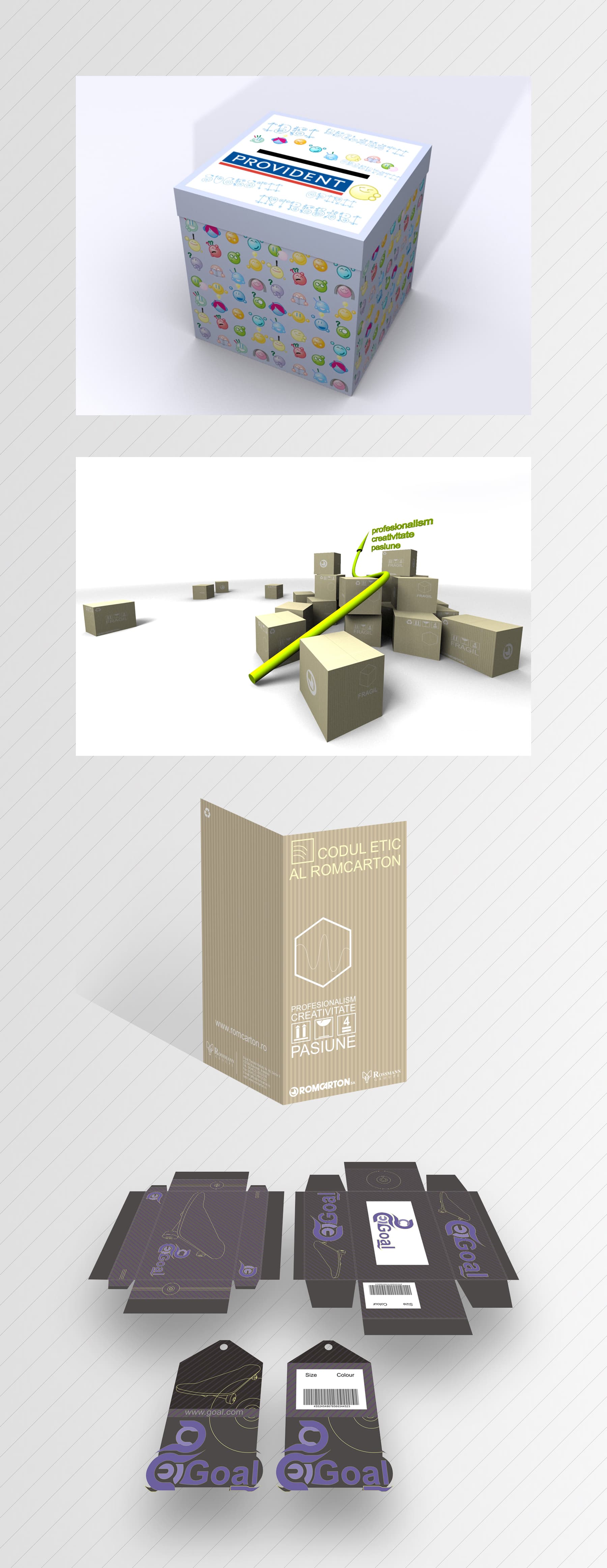 Boxes — Grafikdesign & Motion Graphics project by Level UI for Various