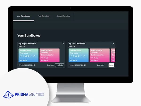 Sandbox Business Analytics — UI / UX Design, Entwicklung, Dashboard, Datenvisualisierung, Barrierefreiheit, SaaS · by Level UI