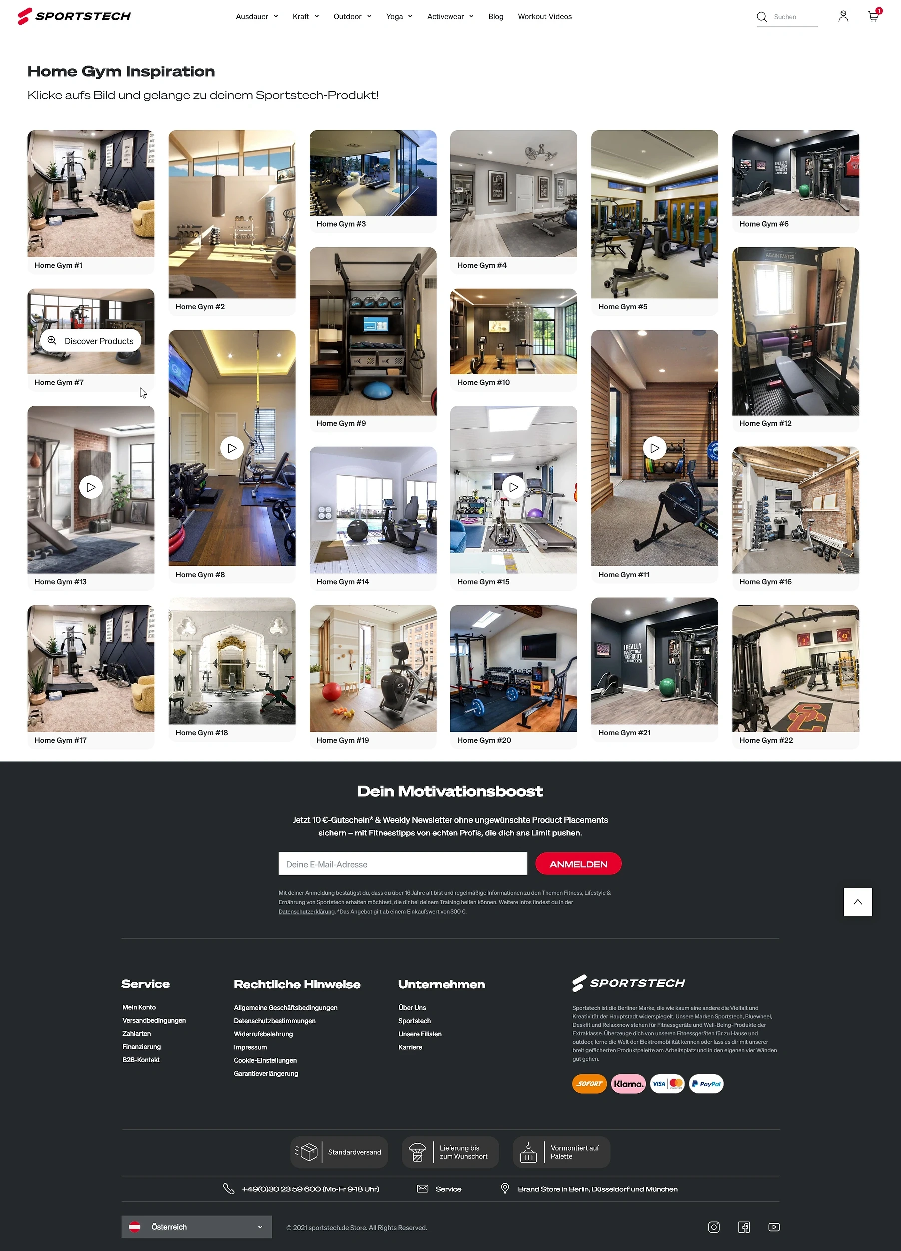 Home-Gym-Inspiration — Sportstech · by Level UI